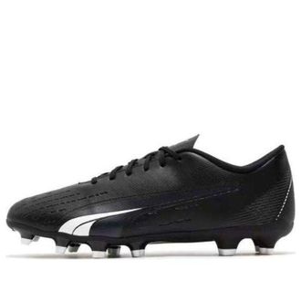 Puma Ultra Play FG Soccer Cleats Black White 107224-02