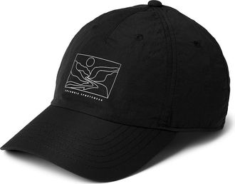 Columbia Spring Canyon II Ball Cap Traditional Hats Black/Find Your Trail, Nylon/Polyester