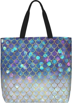 Generic Women Handbag Glitter In Blue Tote Bag Fashion Reusable Shoulder Bags, For Wedding, Daily, Graduation, Gym, Holiday