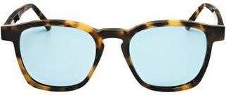 Retro Superfuture 53mm Square Sunglasses in Tortoise at Nordstrom Rack