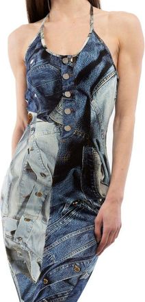 Moschino Womens Multicolor Viscose Casual Dress