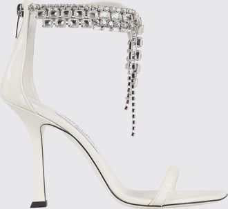 Jimmy Choo London Sandalo Verity Jimmy Choo in vernice con cristalli