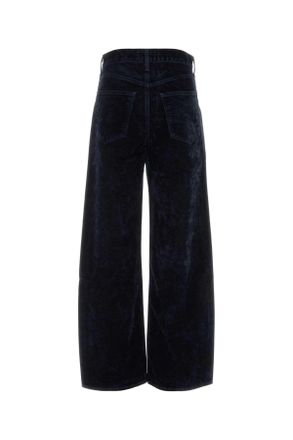 A Gold E Womens Dark Blue Velvet Low Curve Jeans Bluecrushcracklednavyvelv Cotton Viscose