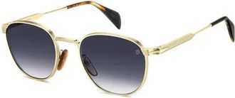 Eyewear by David Beckham Panthos Zonnebril - Heren - Zonnebrillen - Geel - 51 MM - Accessoires
