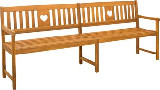vidaXL Banco De Exterior 4 -plazas 220 X 56 X 90 Cm Vidaxl