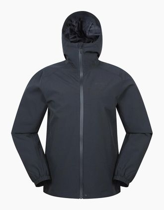 Mountain Warehouse Mens Mountain Warehouse Mens Sambrook Waterproof Jacket - Black - Size: 38/Regular
