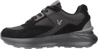 Lyle & Scott Grady 005 Deportivo Creig - Heren - Sneakers - Zwart - 42 EU - Leer - Schoenen