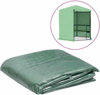 vidaXL Vidaxl - Telo di Ricambio per Serra (6,5025 m&sup2;) 255x255x194 cm Verde