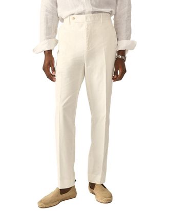 J.McLaughlin J.Mclaughlin White Oxford Pant
