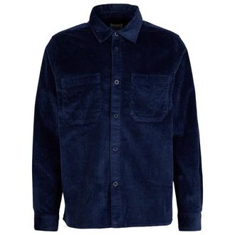 Dedicated Shirt Kil Corduroy Hemd f&uuml;r Herren | blau