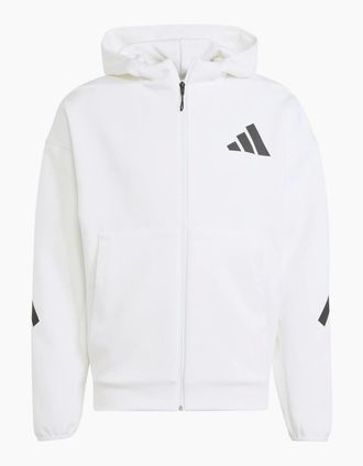 adidas Mens M Z.N.E. Fz Hoody Mens - White - Size: 40