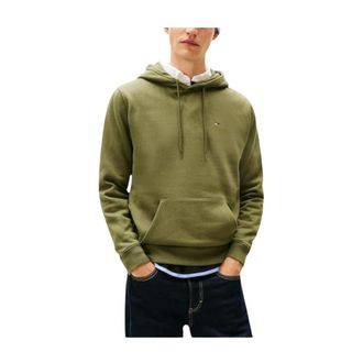 Tommy Hilfiger Heren, Sweatshirts & Hoodies, Groen, Maat: XL Katoen
