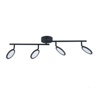 Lindby Proyector, Foco manel En Negro De Metal - Lindby