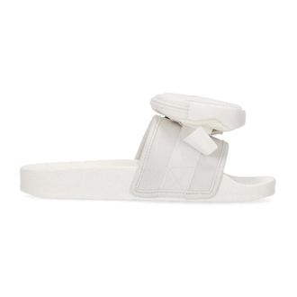 adidas Cloud White Pouchylette Pantoffels met Rits - Dames - Badpakken - Wit - 40 1/2 EU - Fitness