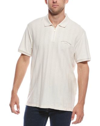 Scotch & Soda Popcorn Pique Polo Shirt