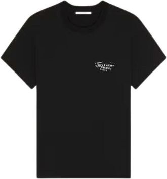 Givenchy T-shirt van katoen met Stamp-print - Dames - T-shirts - Zwart - M - Katoen - Tops