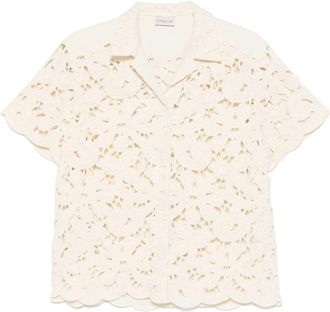Moncler Floral Macram&eacute; Shirt