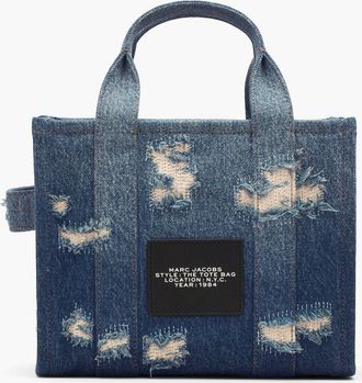 Marc Jacobs Womens Tote Bag Blue Cotton - Tote-Bags