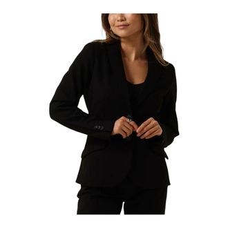 Summum Jassen, Dames, Zwart, 2Xl, Leer, Milano Blazer