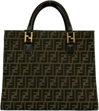 Fendi Pre-owned Tote Bags, female, Black, Size: ONE SIZE Pre-owned Vintage Tote Bag