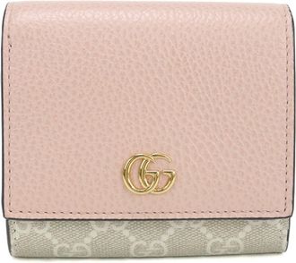 Gucci Pink Gg Supreme Wallet (Bi-Fold) (Pre-Owned)