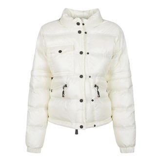 Moncler Winter Jackets, female, White, Size: XS Mauduits Down Jacket