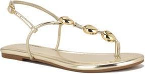 Nine West Bello Slingback Thong Sandal in Gold at Nordstrom Rack, Size 7.5
