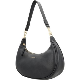 LouLou Essentiels Alix Schoudertas - Dames - Tassen - Zwart - Maat: ONE Size Leer