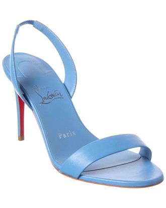 Christian Louboutin O Marylin 85 Leather Slingback Sandal