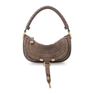 Chlo&eacute; Charms Schoudertas - Dames - Tassen - Grijs - Maat: ONE Size Katoen