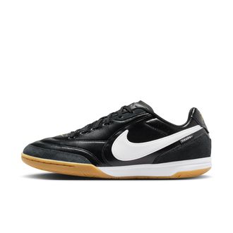 Nike Mens Tiempo Streetgato Indoor/Court Low-Top Soccer Shoes in Black | HQ7017-010