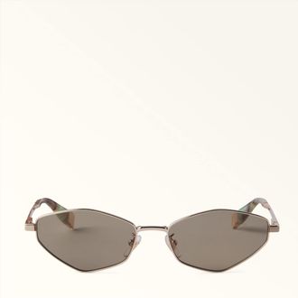 Furla Sunglasses Color Light Gold Metal Woman
