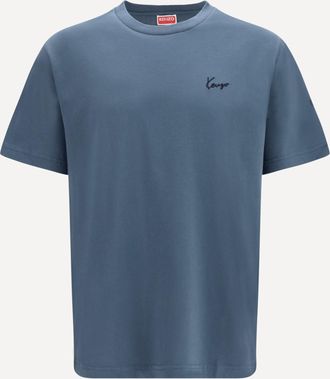 Kenzo T-shirt in cotone ricamata Kenzo Signature Man XL
