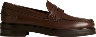 Kiton Loafer Kalfsleer - Dames - Loafers - Bruin - 38 EU - Leer - Schoenen