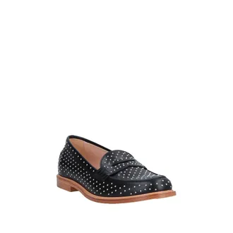 Tod's Stud-Embellished Leather Loafer - Black