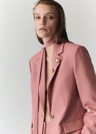 Mango Spilla palline metalliche oro - Donna - Taglia unica - MANGO