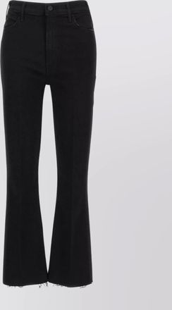 Mother modern denim trousers with frayed hem