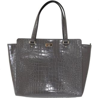 Kate Spade New York Leather Bristol Drive Croc Hand Bag