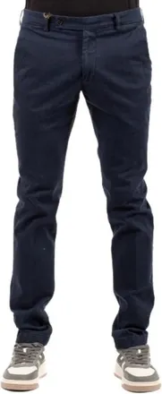 Berwich Uomo, Pantaloni, Blu, M, new
