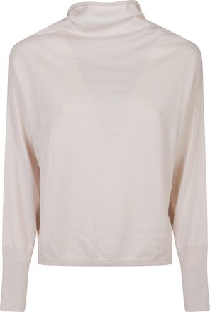Aragona Relaxed Fit Virgin Wool Turtleneck Sweater