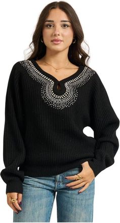 Jijil Mujer, Jerseys, Negro, Talla: XS