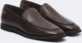 Brunello Cucinelli Monili leather loafers