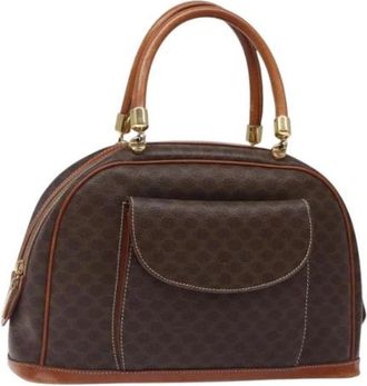 Celine Tweedehands leren handtassen - Dames - Vintage Handtas - Bruin - ONE Size - Leer - Vintage