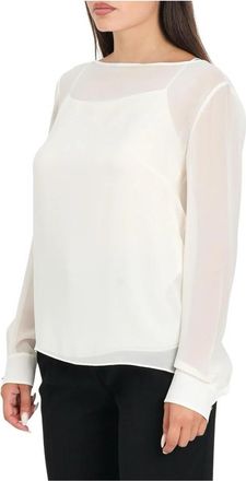 Max Mara Demien Blusa - Dames - Blouses - Wit - L - Overhemden
