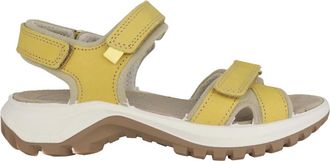 Rohde Schoenen, Dames, Geel, 41 EU, Suède, Comfortabele damessandaal - Geel