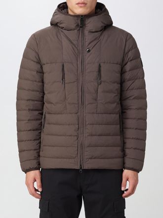 Stone Island Quilted Nylon Puffer Jacket with Hood and Down Padding