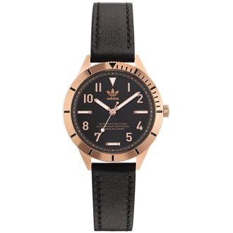 adidas Originals Fashion Edition Three Small Black Dial Unisex Watch AOFH22507