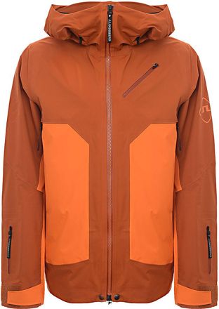 J.Lindeberg J.Lindeberg Mens Aerial Blocked Pro Jacket in Orange - Size Medium