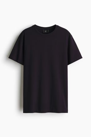 H&M T-Shirt in Slim Fit - Marineblau