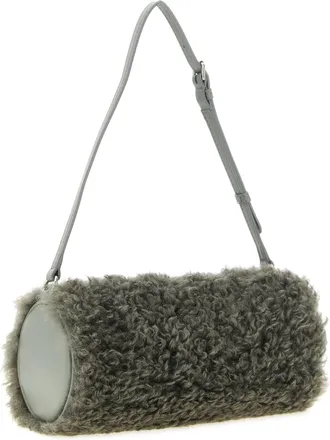 Stella McCartney Shearling Clutch - Gray